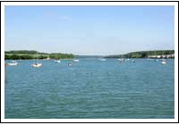 View up the Strait from the Boat Yard